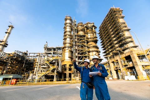 Toàn cảnh Nhà máy Lọc dầu Dung Quất. (Ảnh: PV/Vietnam+)