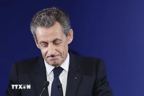 Cựu Tổng thống Pháp Nicolas Sarkozy. (Nguồn: EPA/TTXVN)