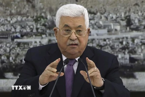 Tổng thống Palestine Mahmoud Abbas. (Nguồn: AFP/TTXVN) 