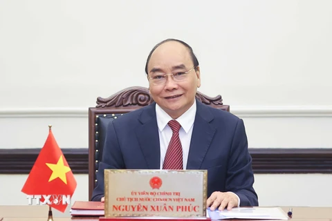 Chủ tịch nước Nguyễn Xuân Phúc. (Ảnh: Thống Nhất/TTXVN) 