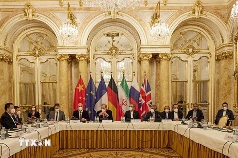 Toàn cảnh vòng đàm phán về việc khôi phục thỏa thuận hạt nhân Iran tại Vienna, Áo. (Ảnh: IRNA/TTXVN) 