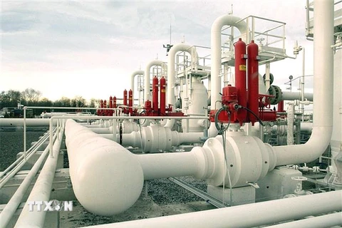 Hệ thống đường ống dẫn khí đốt Dòng chảy Balkan ở Serbia. (Ảnh: IBNA/TTXVN) 