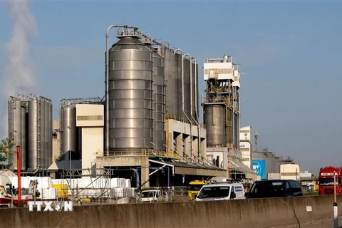 Một cơ sở lọc dầu ở Schwechat, gần Vienna, Áo. (Ảnh: AFP/TTXVN) 