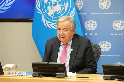 Tổng Thư ký Liên hợp quốc Antonio Guterres. (Ảnh: THX/TTXVN) 