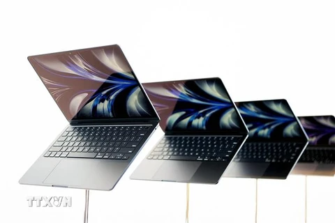 MacBook Air 2022 mới của Apple. (Ảnh: AFP/TTXVN)