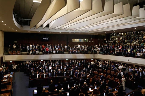 Quốc hội Israel. (Ảnh: al-Monitor)