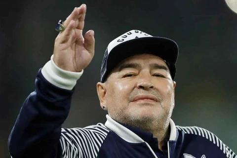 Huyền thoại Diego Maradona. (Ảnh: El Litoral)
