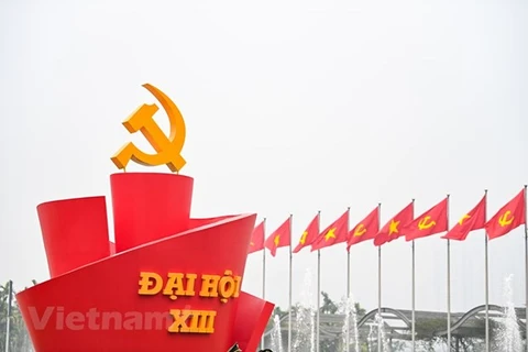 Đại hội Đảng lần thứ XIII có sự tham gia của 1.587 đại biểu, đại diện cho gần 5,2 triệu đảng viên. (Ảnh: PV/Vietnam+)