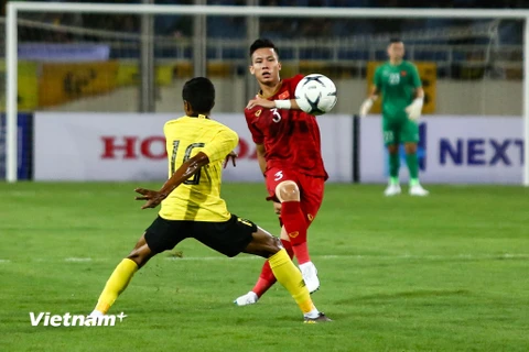 Đội tuyển Việt Nam đang chiếm lợi thế lớn ở vòng loại World Cup 2022. (Ảnh: Hiển Nguyễn/Vietnam+) 