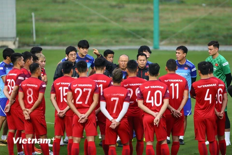 Huấn luyện viên Park Hang-seo gọi 28 cầu thủ lên tuyển U22 Việt Nam cho đợt tập trung vào đầu tháng Bảy tới. (Ảnh: Nguyên An/Vietnam+)