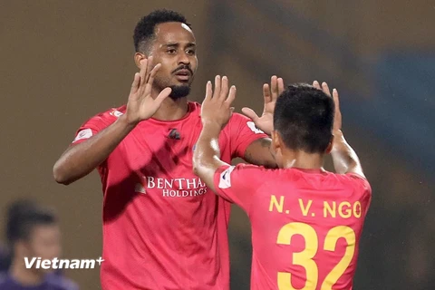 Sài Gòn FC chia tay 16 cầu thủ ngay sau khi V-League 2020 hạ màn. (Ảnh: Hiển Nguyễn/Vietnam+) 