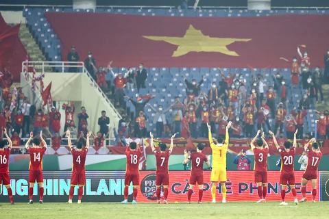Đội tuyển Việt Nam phải bảo vệ chức vô địch AFF Cup. (Ảnh: PV/Vietnam+)