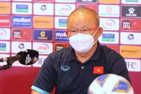 Huấn luyện viên Park Hang-seo phản đối việc Malaysia được bổ sung cầu thủ khi AFF Cup 2020 đã chính thức diễn ra. (Ảnh: VFF) 