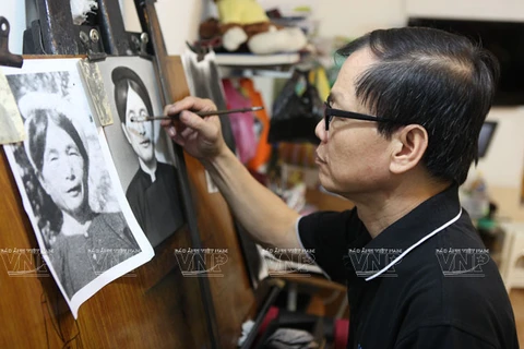 Thăng trầm nghề vẽ tranh truyền thần của nghệ nhân Hà Nội