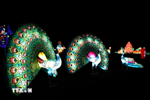 [Photo] Lung linh lễ hội đèn lồng Trung Hoa tại nước Anh