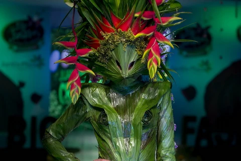 [Photo] Màn trình diễn thời trang sinh thái độc đáo tại Colombia