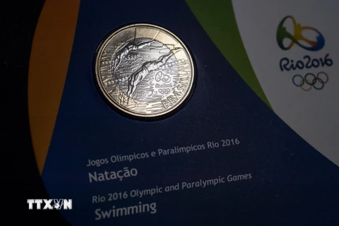 [Photo] Ngân hàng Brazil ra mắt bộ sưu tập tiền xu Olympic 2016