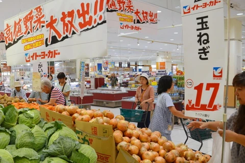 Doanh số bán tại các siêu thị của Nhật Bản giảm 8 tháng liên tiếp 
