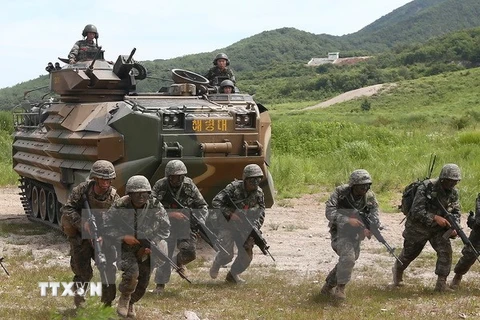 Quân đội Hàn Quốc diễn tập gần biên giới trên biển với Triều Tiên