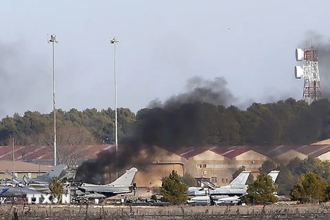 Các nước NATO điều tra vụ tai nạn máy quân sự tại Tây Ban Nha 
