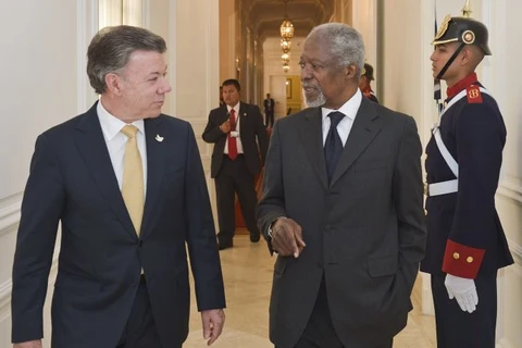 Cựu Tổng Thư ký LHQ tới Cuba nhằm thúc đẩy hòa đàm tại Colombia 