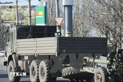 OSCE: Các bên đã rút phần lớn vũ khí hạng nặng khỏi giới tuyến
