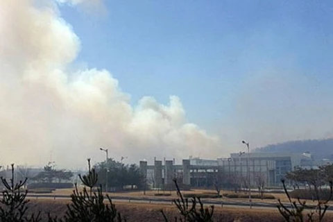 Bùng phát hỏa hoạn ở khu vực phi quân sự liên Triều DMZ 