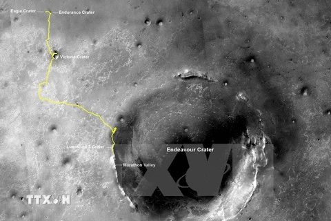 [Video] Tàu thăm dò NASA lập kỷ lục quãng đường chạy trên Sao Hỏa