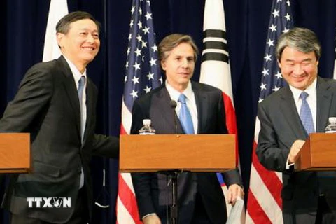 Mỹ-Nhật-Hàn nhất trí các nguyên tắc chỉ đạo quốc phòng mới 