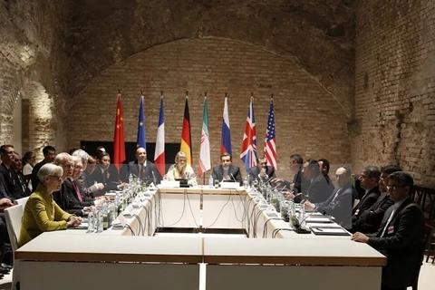 Cuộc đàm phán hạt nhân giữa Iran và P5+1 tại Vienna ngày 24/4 vừa qua. (Nguồn: AFP/TTXVN)