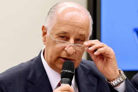 Chủ tịch Liên đoàn bóng đá Brazil (CBF) Marco Polo del Nero. (Ảnh: AFP)