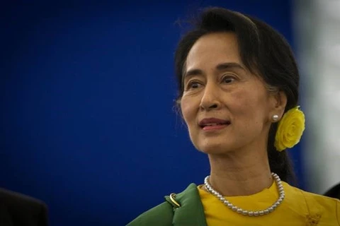 Bà Aung San Suu Kyi đang có chuyến thăm Trung Quốc. (Nguồn: bdallnews24)