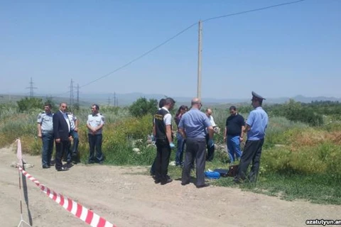 Hiện trường nơi thi thể quân nhân Nga Ivan Novikov được phát hiện. (Nguồn: rferl.org)