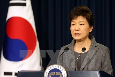 Tổng thống Hàn Quốc Park Geun-Hye. (Ảnh: AFP/TTXVN