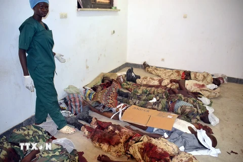 Boko Haram đã tiến hành hai vụ đánh bom liều chết nhằm vào trụ sở cơ quan cảnh sát và học viện cảnh sát khiến 33 người thiệt mạng ngày 15/6. (Ảnh: AFP/TTXVN)