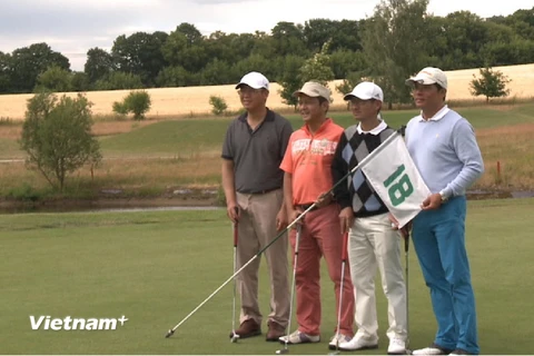 Kết thúc giải Golf chào mừng 40 năm quan hệ ngoại giao Việt-Đức 