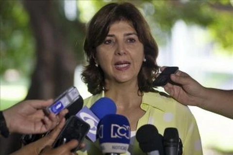 Ngoại trưởng Colombia Maria Angela Holguin. (Ảnh: EFE)