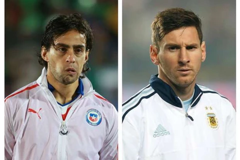 Leo Messi hay Jorge Valdivia sẽ nâng cao chiếc cúp vô địch Copa America 2015? (Ảnh: goal.com)