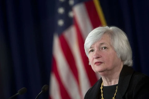 Chủ tịch Ngân hàng dự trữ liên bang Mỹ (Fed) Janet Yellen. (Nguồn: Bloomberg)