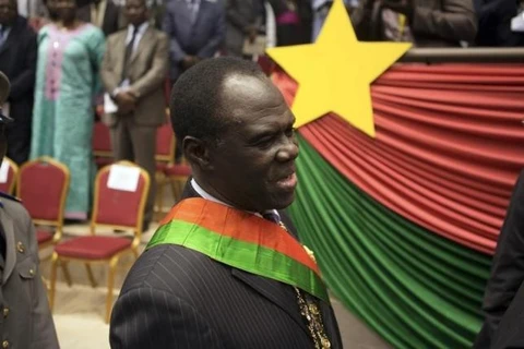 Tổng thống lâm thời của Burkina Faso Michel Kafando. (Nguồn: Reuters)