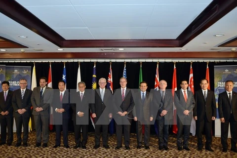 Hội nghị đàm phán về Hiệp định đối tác xuyên Thái Bình Dương (TPP) ại thành phố Sydney, Australia ngày 25/10. (Ảnh: AFP/TTXVN)