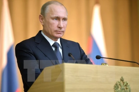 Tổng thống Nga Vladimir Putin. (Ảnh: AFP/TTXVN)