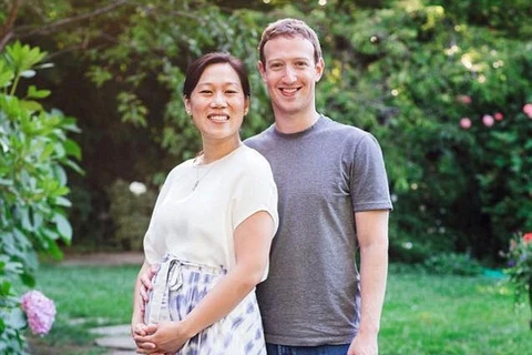 Mark Zuckerberg và vợ Priscilla Chan. (Nguồn: Facebook/Mark Zuckerberg)