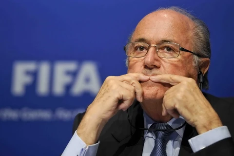 Chủ tịch Liên đoàn Bóng đá Thế giới (FIFA) Sepp Blatter. (Ảnh: AFP) 