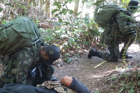 Lực lượng CIGS trong một khóa huấn luyện chiến đấu trong rừng rậm. (Ảnh: defensenews.com)