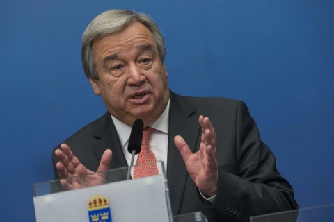 Người đứng đầu Cao ủy Liên hợp quốc về người tị nạn Antonio Guterres. (Ảnh: Reuters)