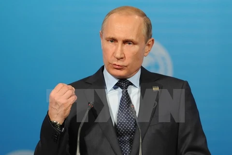 Tổng thống Nga Vladimir Putin. (Nguồn:THX/TTXVN)