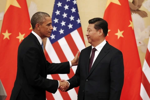 Chủ tịch Trung Quốc Tập Cận Bình và Tổng thống Mỹ Barack Obama. (Ảnh: Reuters)