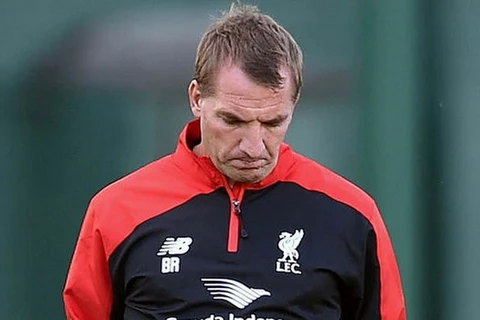 Huấn luyện viên Brendan Rodgers của Liverpool. (Ảnh: Getty)