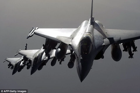 Máy bay Rafale của Không quân Pháp. (Ảnh: AFP/Getty Images)